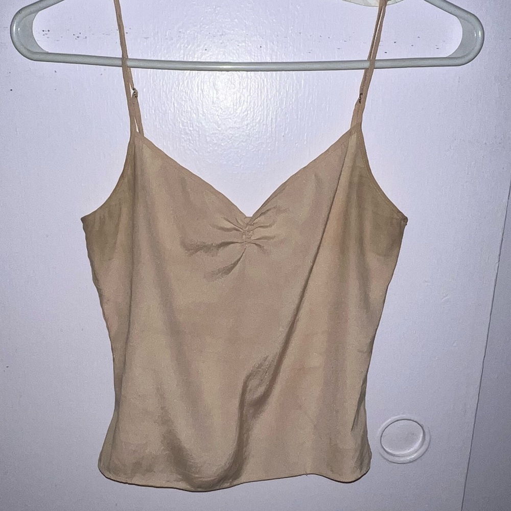 Vintage Diane VonFurstenberg Silk Shirt Adjustable Strap Top
